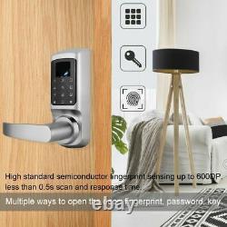 Système Biométrique De Contrôle D’accès De Verrouillage De Verrouillage De Porte D’empreinte Digitale Pour La Sécurité À La Maison