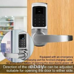 Système Biométrique De Contrôle D’accès De Verrouillage De Verrouillage De Porte D’empreinte Digitale Pour La Sécurité À La Maison