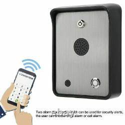 Système D'interphone Audio D'alarme Gsm Pour Contrôleur D'accès D'ouverture De Porte Étanche
