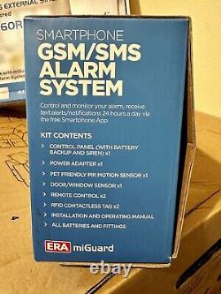 Système d'alarme GSM/SMS ERA MiGuard G5 + Sirène sans fil