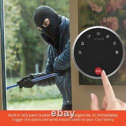 Système d'alarme anti-intrusion Time2 Kit de sécurité domestique avec capteurs, 5 pièces