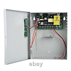 Système d'alimentation de contrôle d'accès de porte 12V 5A avec contrôleur de clavier RFID 110-240V