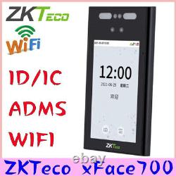 Système de contrôle d'accès par reconnaissance faciale et de pointage du temps ZKTeco xFace700