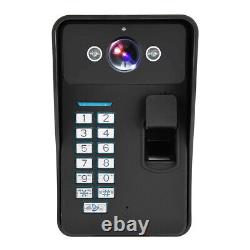 Système de contrôle d'accès vidéo avec empreinte digitale et mot de passe, interphone vidéo, porte intelligente B MPF.