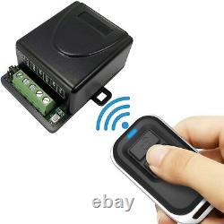 Système de sécurité de contrôle d'accès avec lecteur RFID en métal, clavier, carte d'identité et serrure magnétique