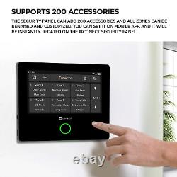 Système de sécurité pour la maison intelligente sans fil LCD 4G GSM Wifi Alarme Intrus Cambrioleur Alexa