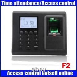 Terminal de contrôle d'accès et de présence par empreinte digitale ZKTeco F2