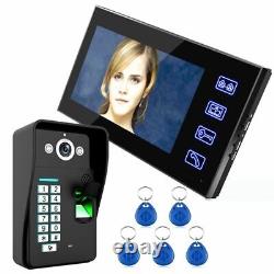 Vidéo Téléphone De Porte Home Doorbell Luxury Rfid Card/fingerprint Access Control 15v2a