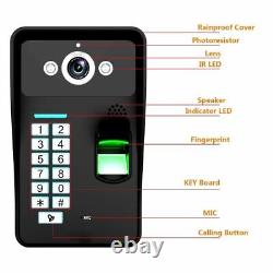 Vidéo Téléphone De Porte Home Doorbell Luxury Rfid Card/fingerprint Access Control 15v2a