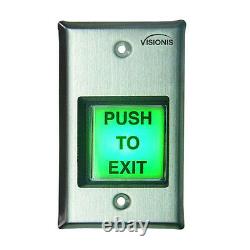 Visionis 5196 One Door Access Control 300lbs Mortise Mag Lock Sliding Door Kit