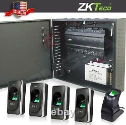 ZKTeco inbio 460 Kit de contrôle d'accès à 4 portes + lecteurs biométriques zk, TCPIP RS485