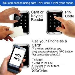Zemgo Smart Wifi Door Access Control System Avec App + Electric Strike + Keypad