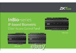 Zkteco Inbio 460 Access Control Kit 4 Porte + Lecteurs Biométriques Zk, Tcpip Rs485