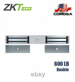 Zkteco Maglock Double 600lbs, Serrure Magnétique Pour Contrôle D'accès Ou Porte D'entrée USA